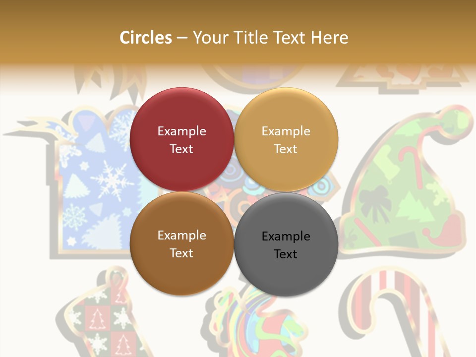 Ball Gift Xmas PowerPoint Template