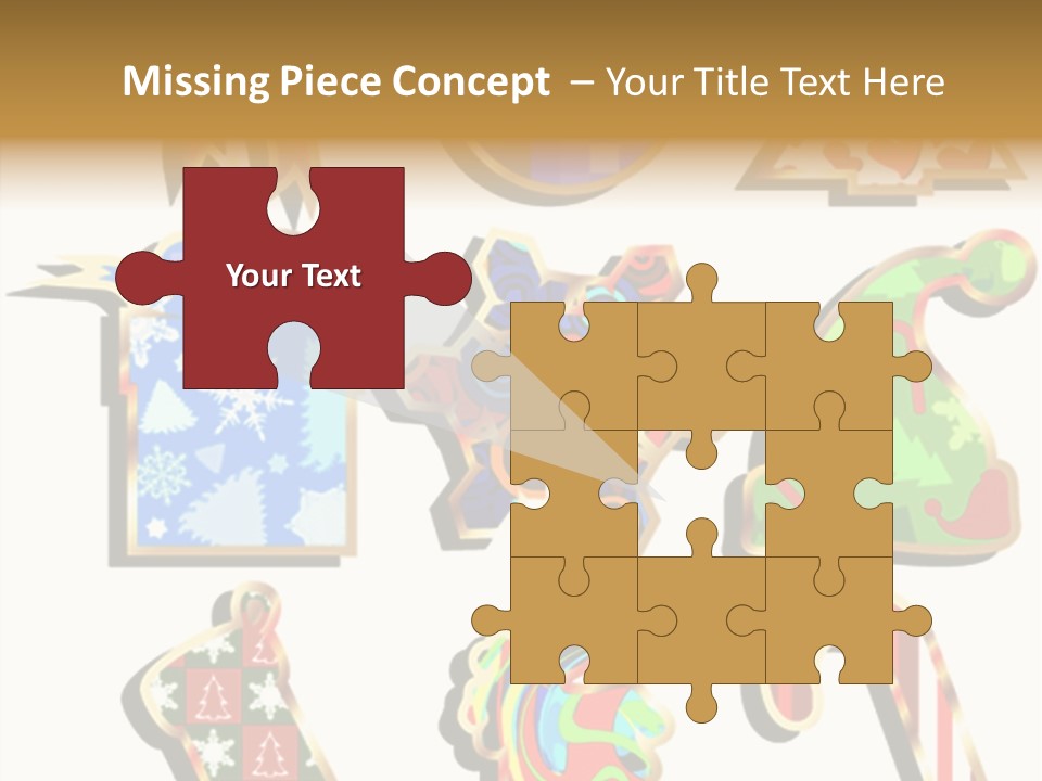 Ball Gift Xmas PowerPoint Template