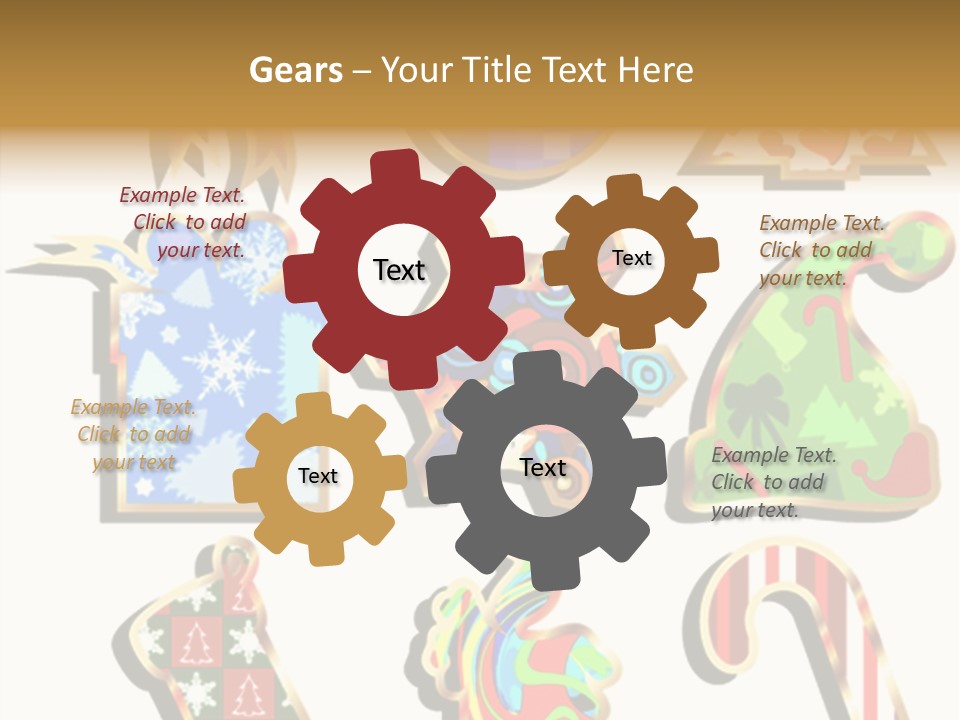 Ball Gift Xmas PowerPoint Template