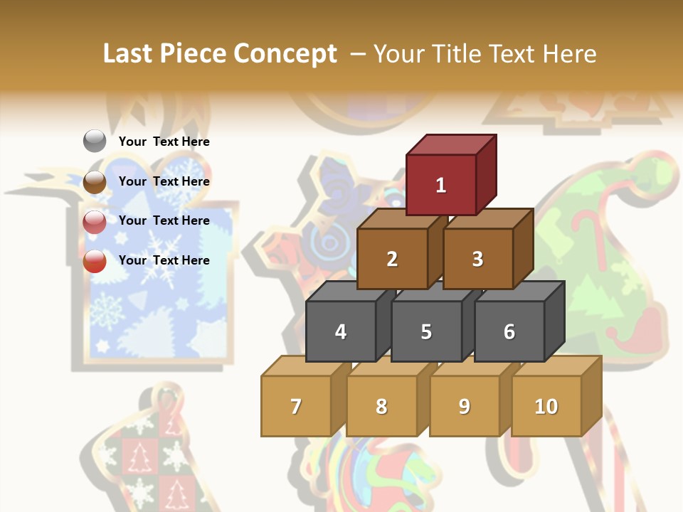 Ball Gift Xmas PowerPoint Template