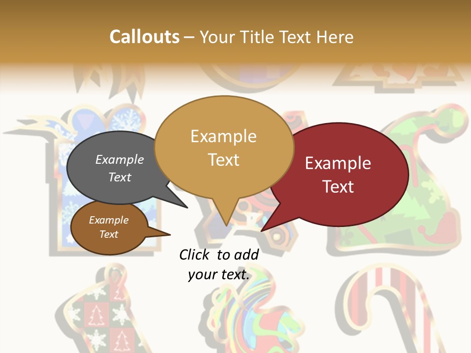 Ball Gift Xmas PowerPoint Template