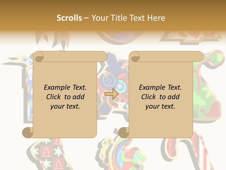 Ball Gift Xmas PowerPoint Template