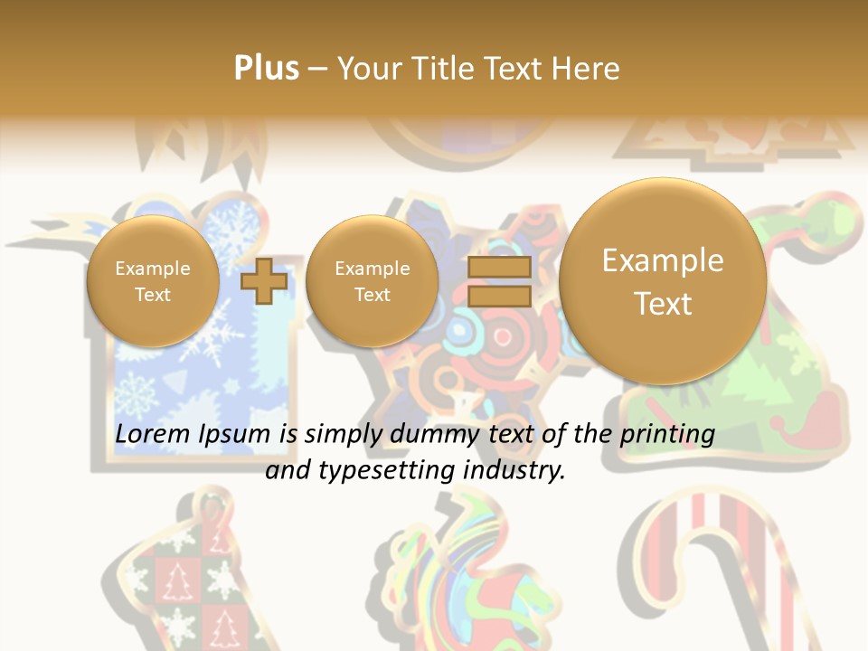 Ball Gift Xmas PowerPoint Template