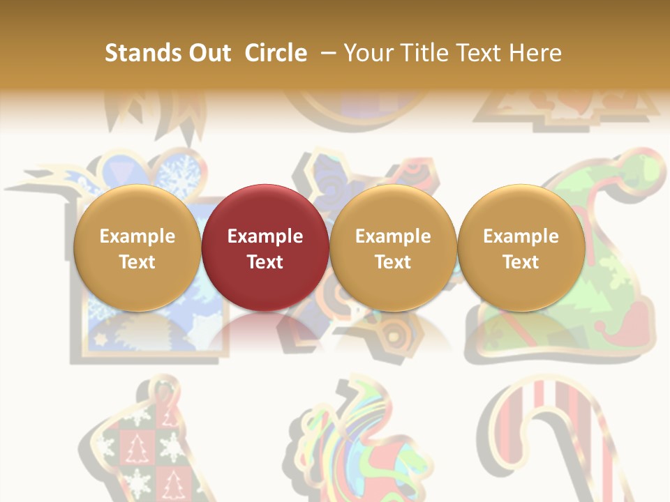 Ball Gift Xmas PowerPoint Template