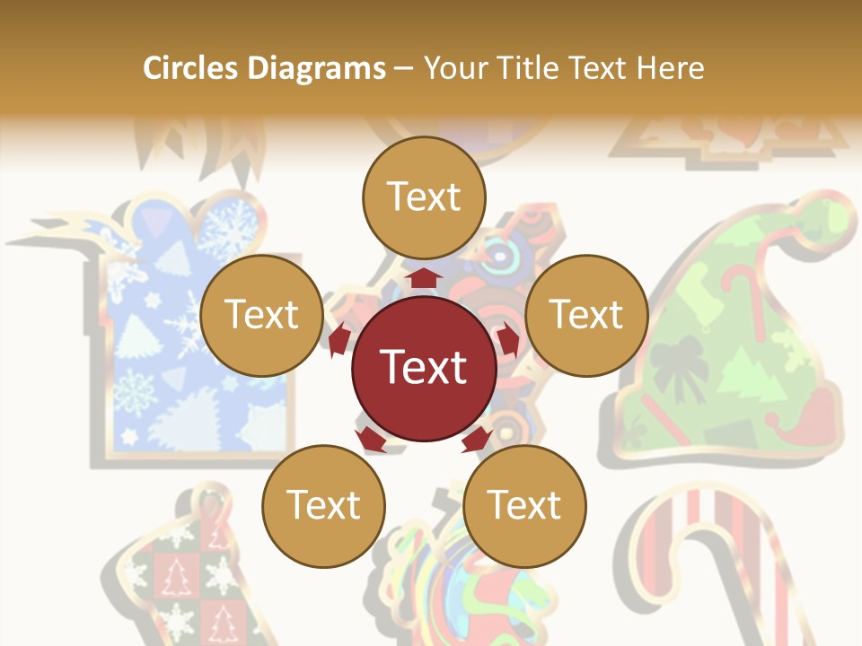 Ball Gift Xmas PowerPoint Template