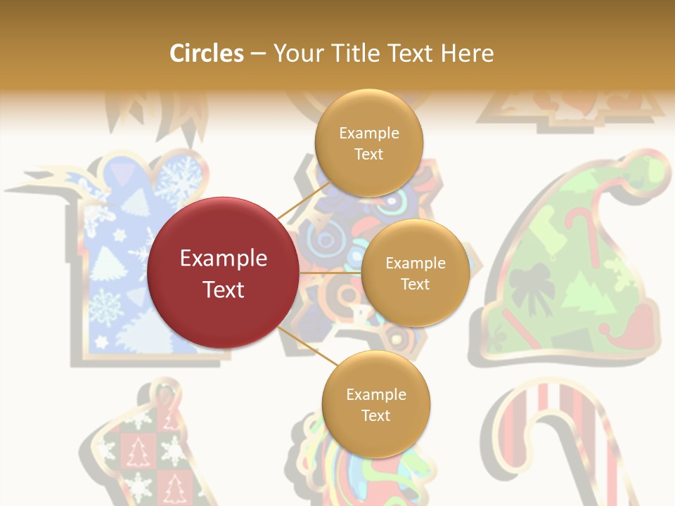 Ball Gift Xmas PowerPoint Template