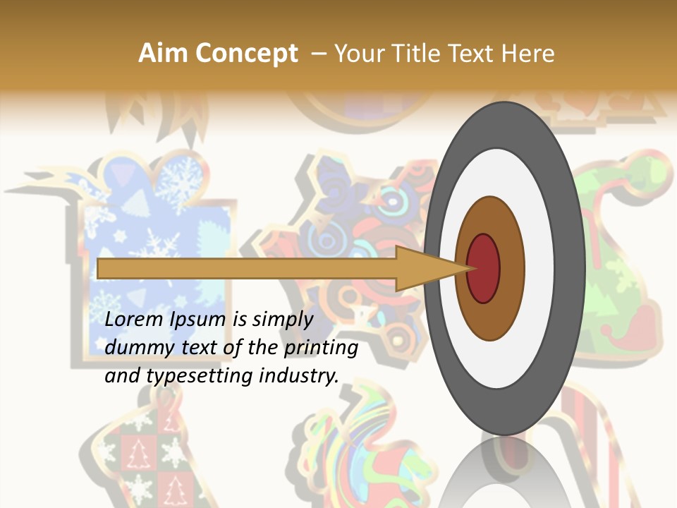 Ball Gift Xmas PowerPoint Template