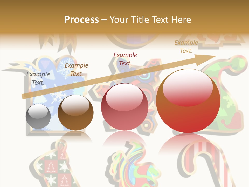 Ball Gift Xmas PowerPoint Template