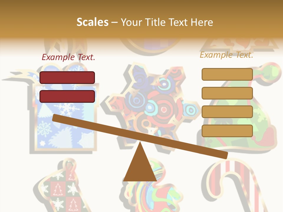 Ball Gift Xmas PowerPoint Template