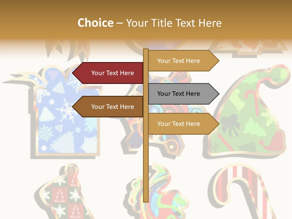 Ball Gift Xmas PowerPoint Template