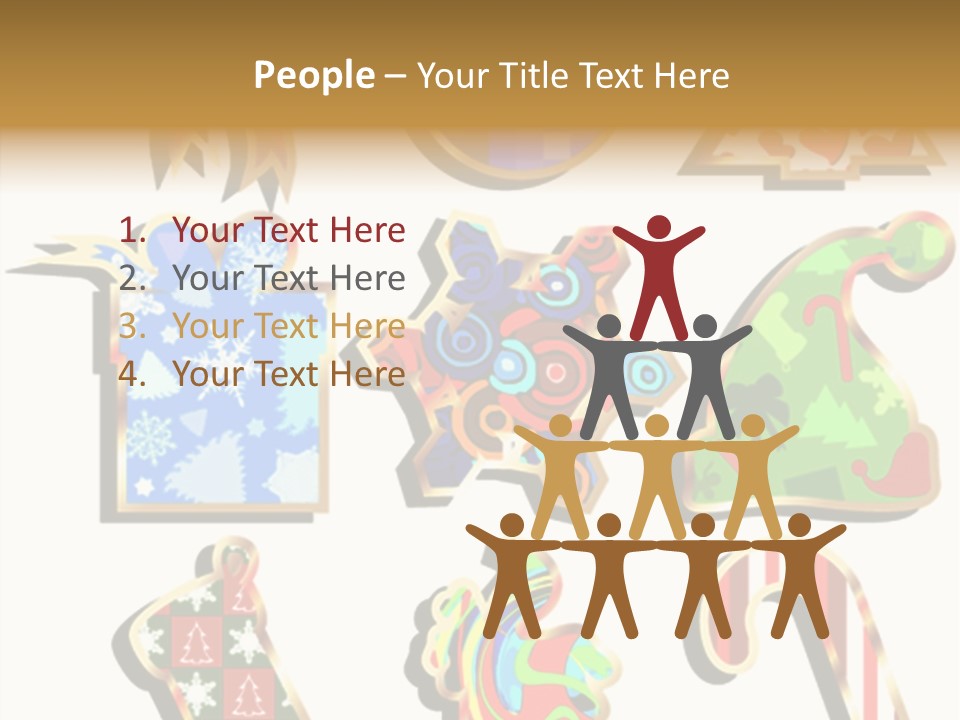 Ball Gift Xmas PowerPoint Template