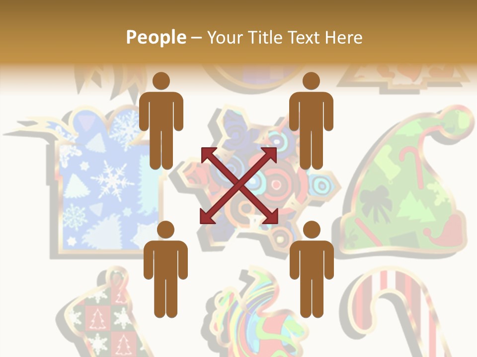 Ball Gift Xmas PowerPoint Template