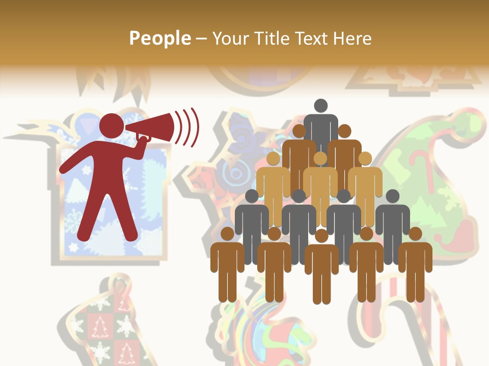 Ball Gift Xmas PowerPoint Template