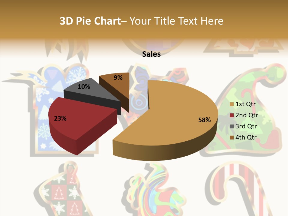 Ball Gift Xmas PowerPoint Template