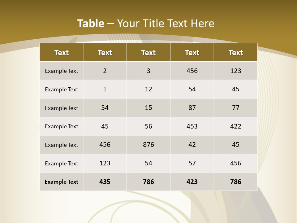 Green Floral Texture PowerPoint Template