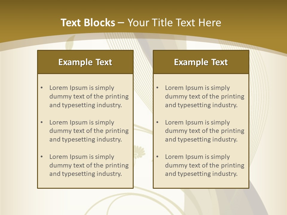 Green Floral Texture PowerPoint Template