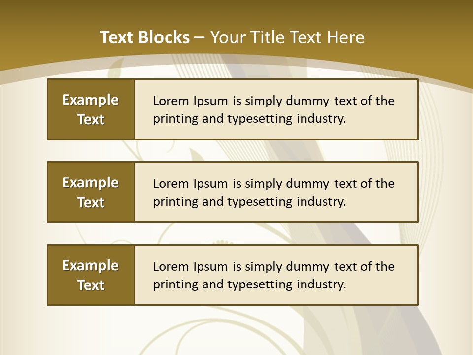Green Floral Texture PowerPoint Template
