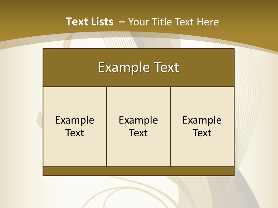 Green Floral Texture PowerPoint Template