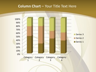 Green Floral Texture PowerPoint Template