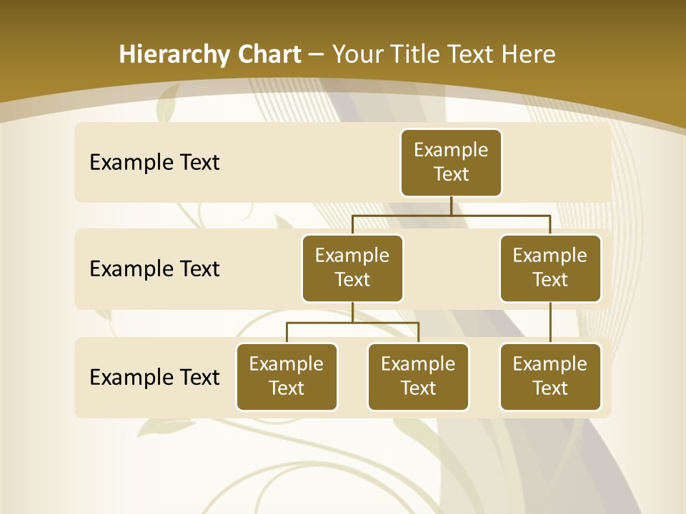 Green Floral Texture PowerPoint Template