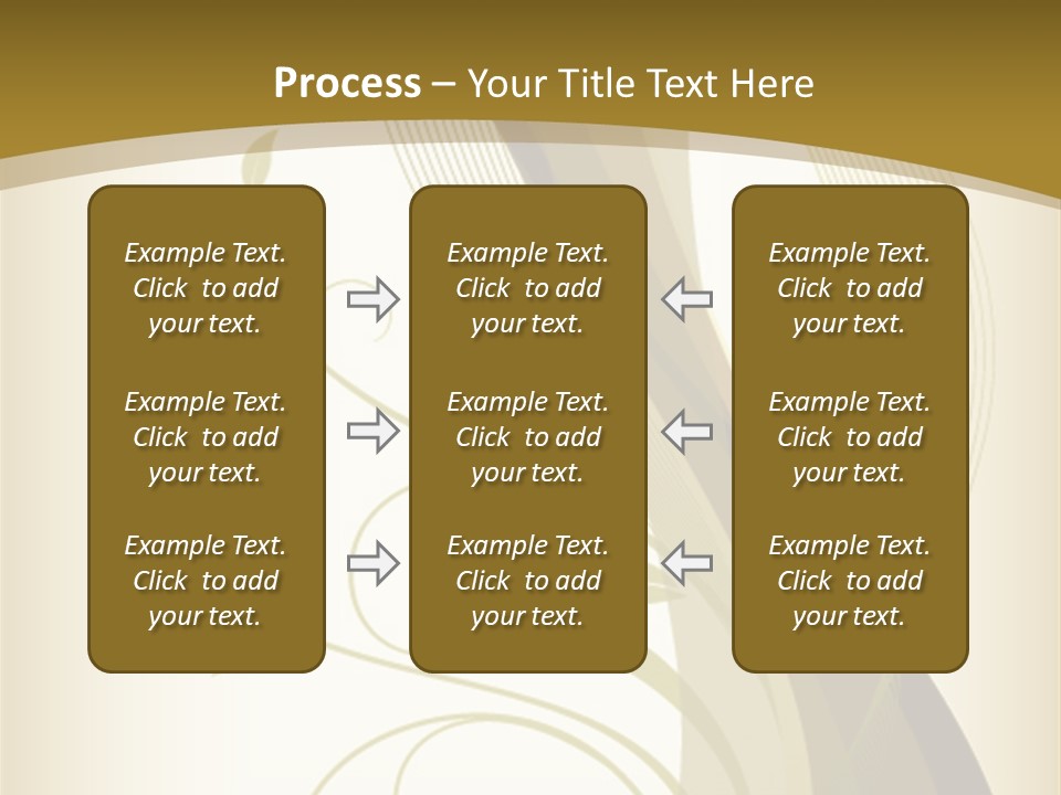 Green Floral Texture PowerPoint Template