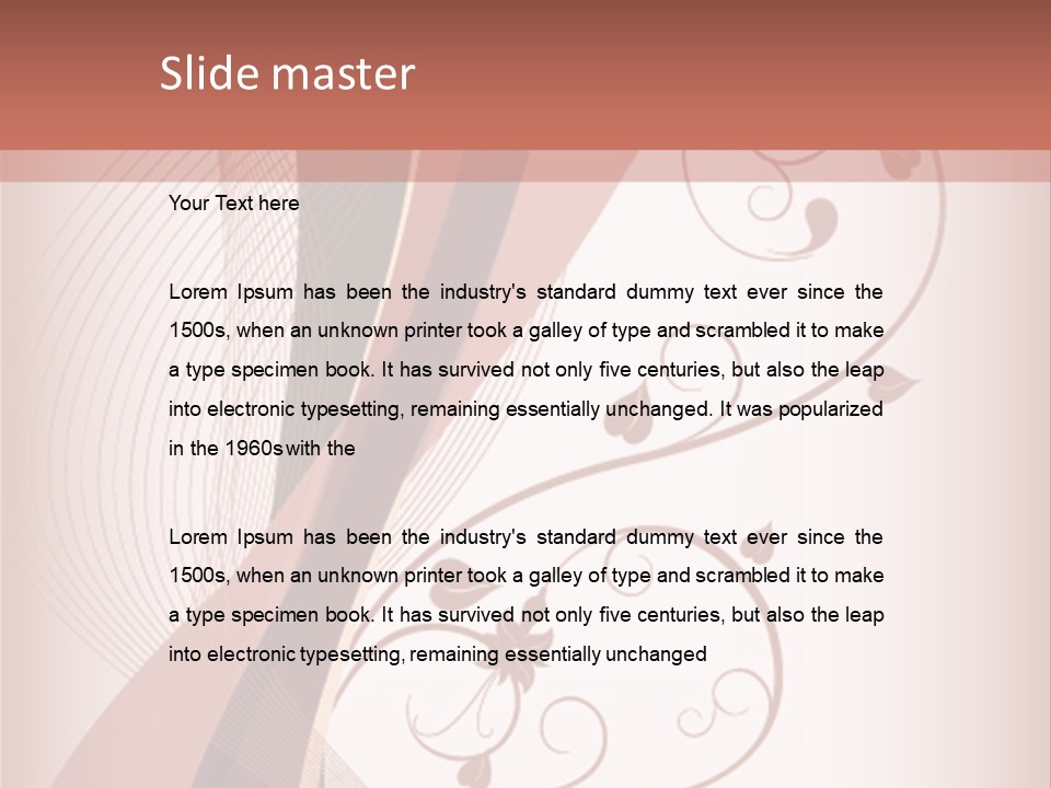 Illustration Lines Backdrop PowerPoint Template