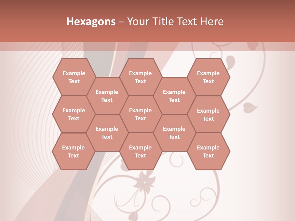 Illustration Lines Backdrop PowerPoint Template