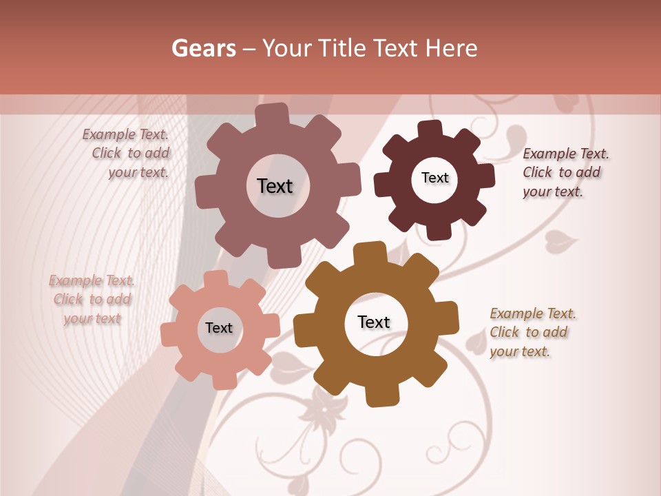 Illustration Lines Backdrop PowerPoint Template