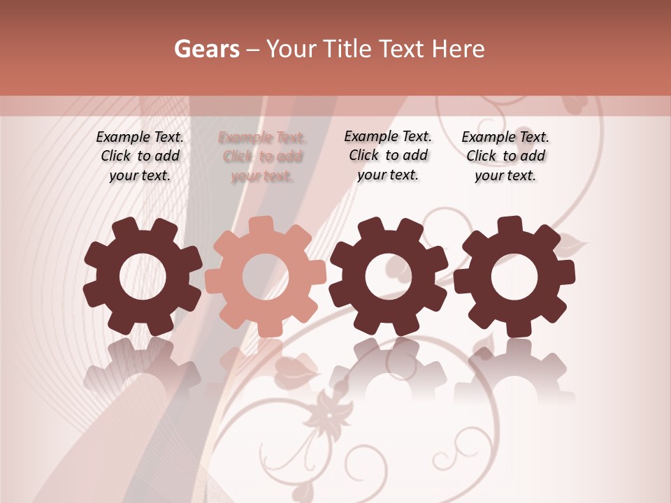 Illustration Lines Backdrop PowerPoint Template