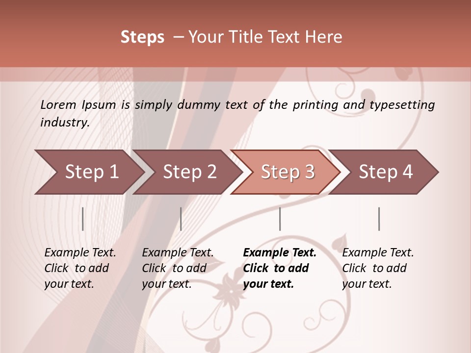 Illustration Lines Backdrop PowerPoint Template