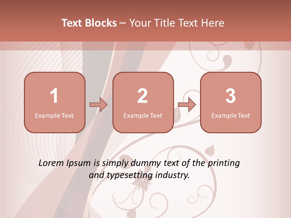 Illustration Lines Backdrop PowerPoint Template