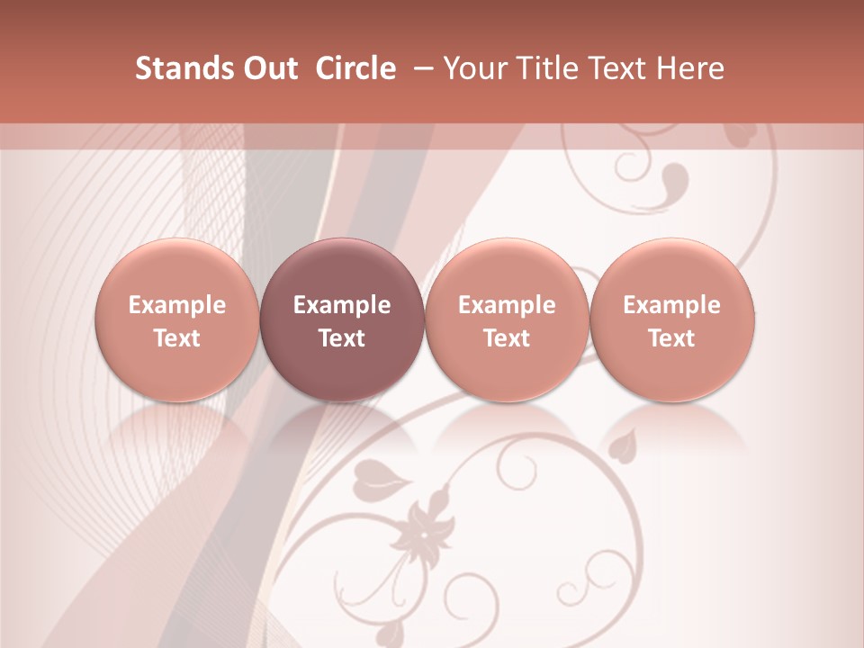 Illustration Lines Backdrop PowerPoint Template