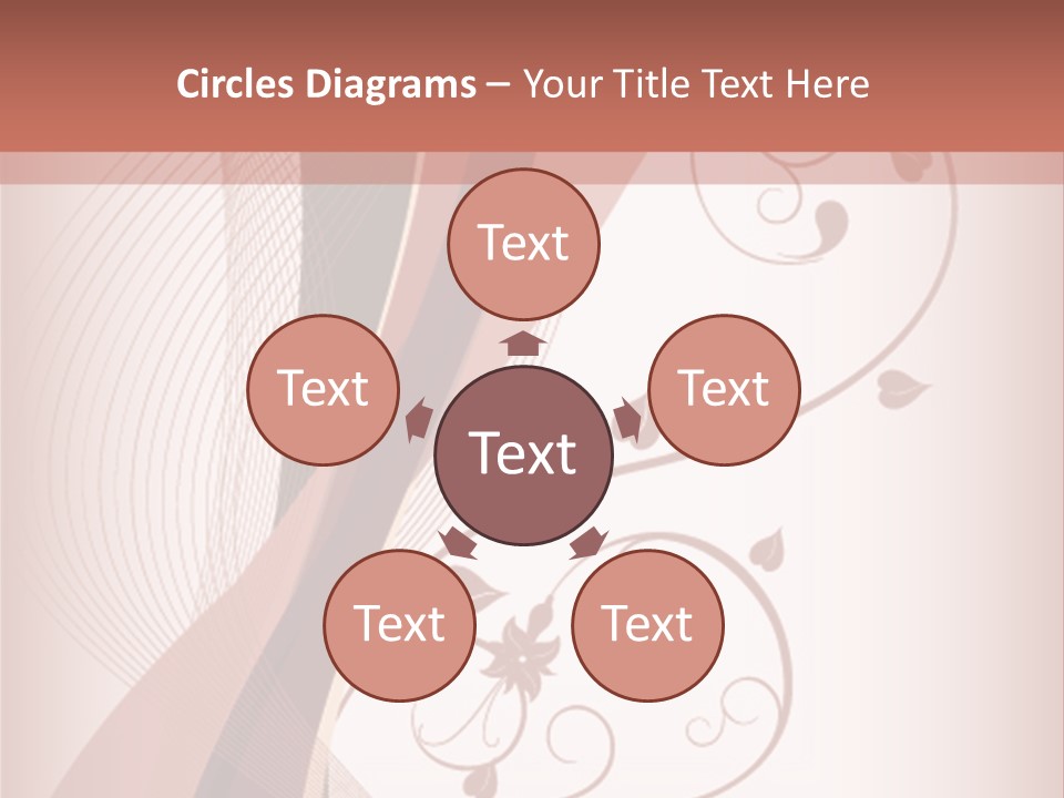 Illustration Lines Backdrop PowerPoint Template