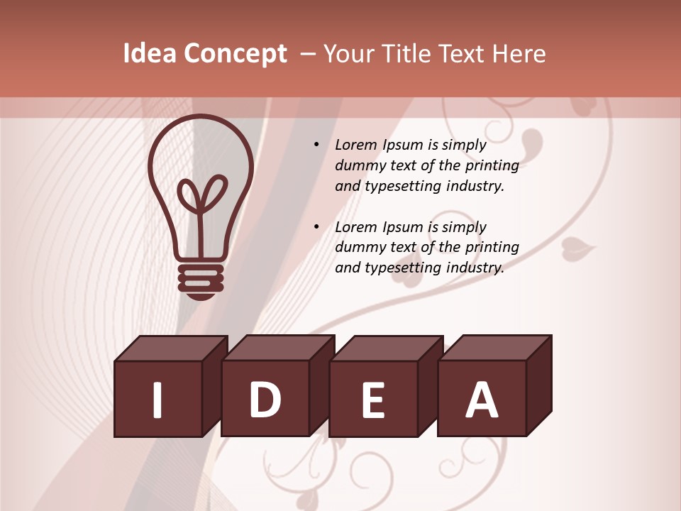 Illustration Lines Backdrop PowerPoint Template