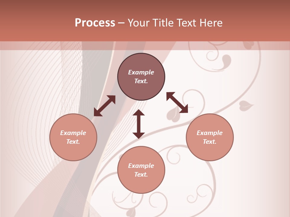 Illustration Lines Backdrop PowerPoint Template
