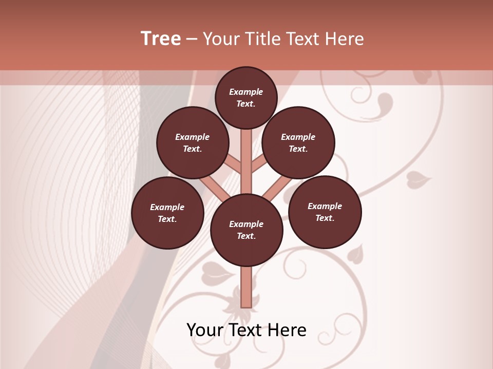 Illustration Lines Backdrop PowerPoint Template