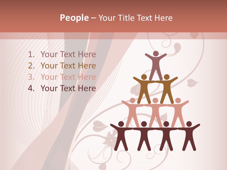 Illustration Lines Backdrop PowerPoint Template