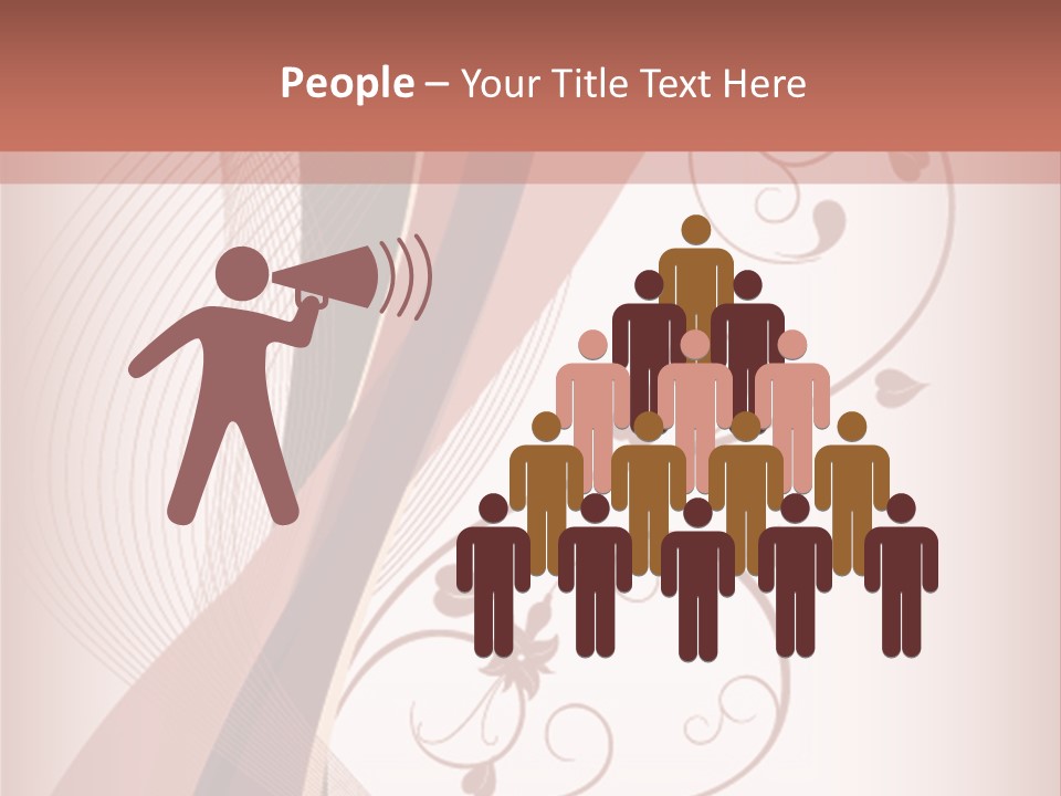 Illustration Lines Backdrop PowerPoint Template