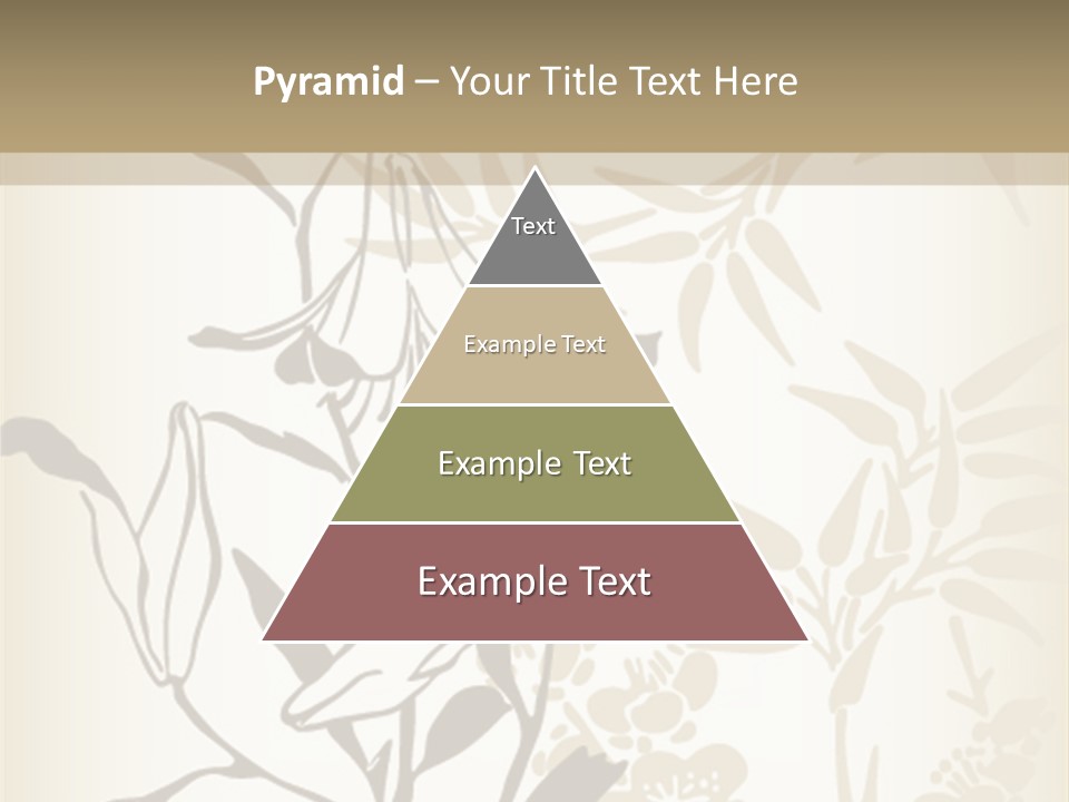 Flower Green Graphic PowerPoint Template