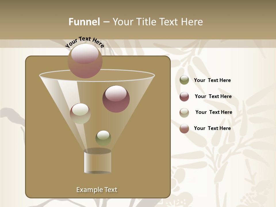 Flower Green Graphic PowerPoint Template