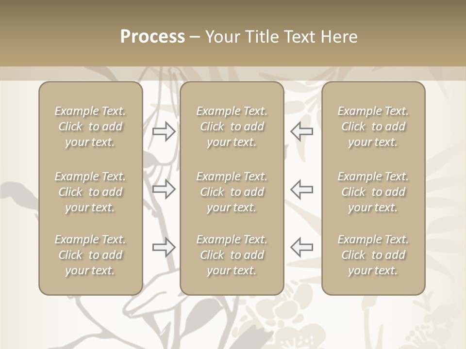 Flower Green Graphic PowerPoint Template