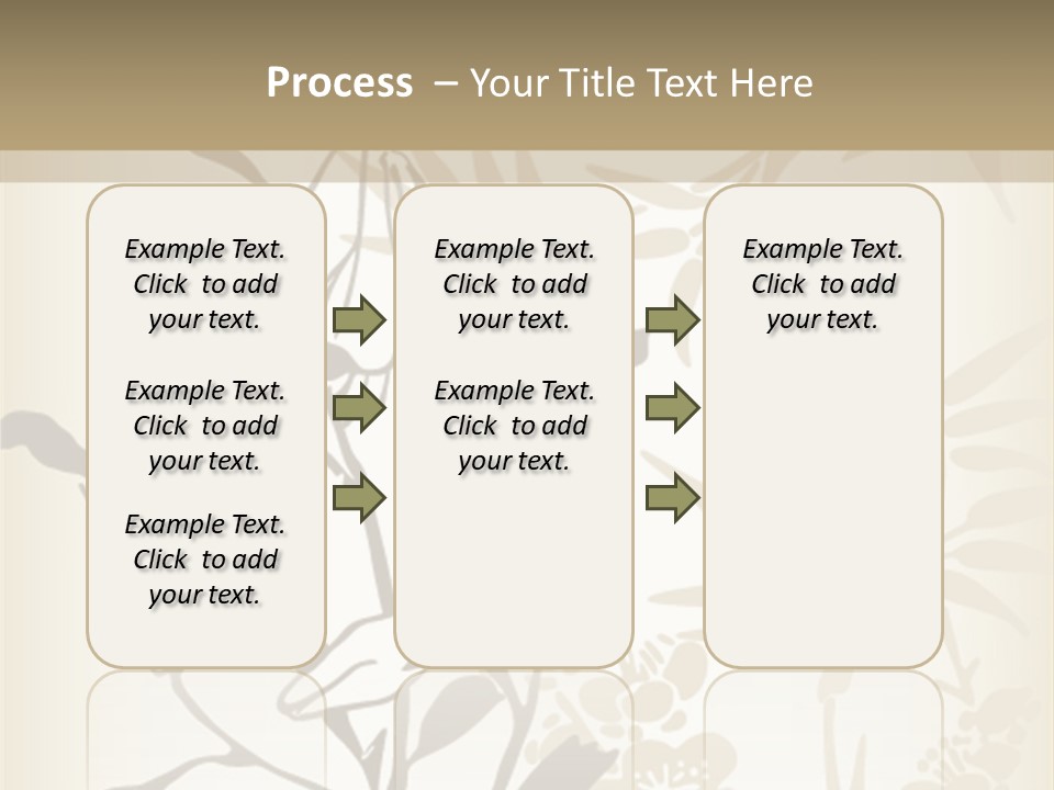 Flower Green Graphic PowerPoint Template