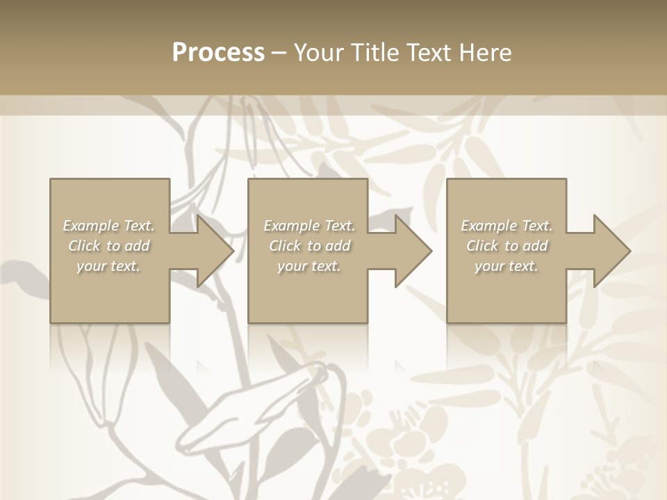 Flower Green Graphic PowerPoint Template