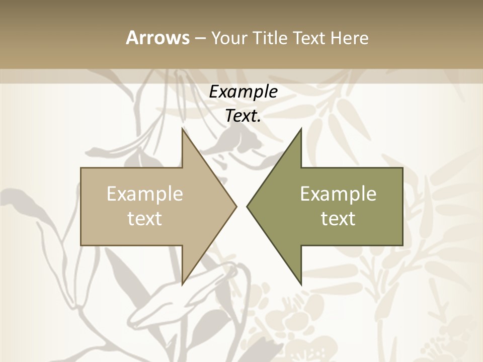 Flower Green Graphic PowerPoint Template