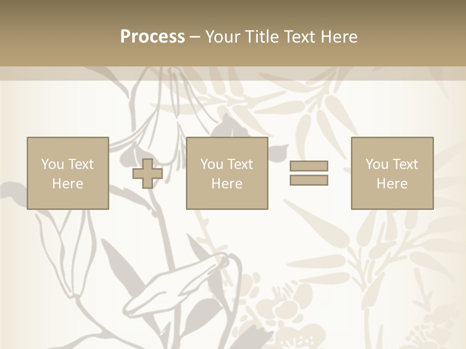 Flower Green Graphic PowerPoint Template