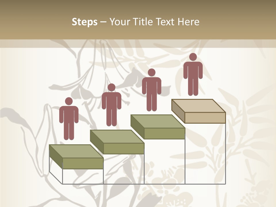 Flower Green Graphic PowerPoint Template