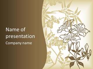 Floral Design Elegance PowerPoint Template