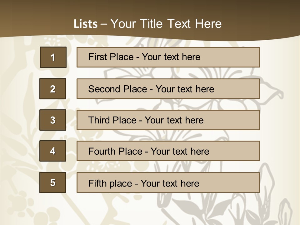 Floral Design Elegance PowerPoint Template