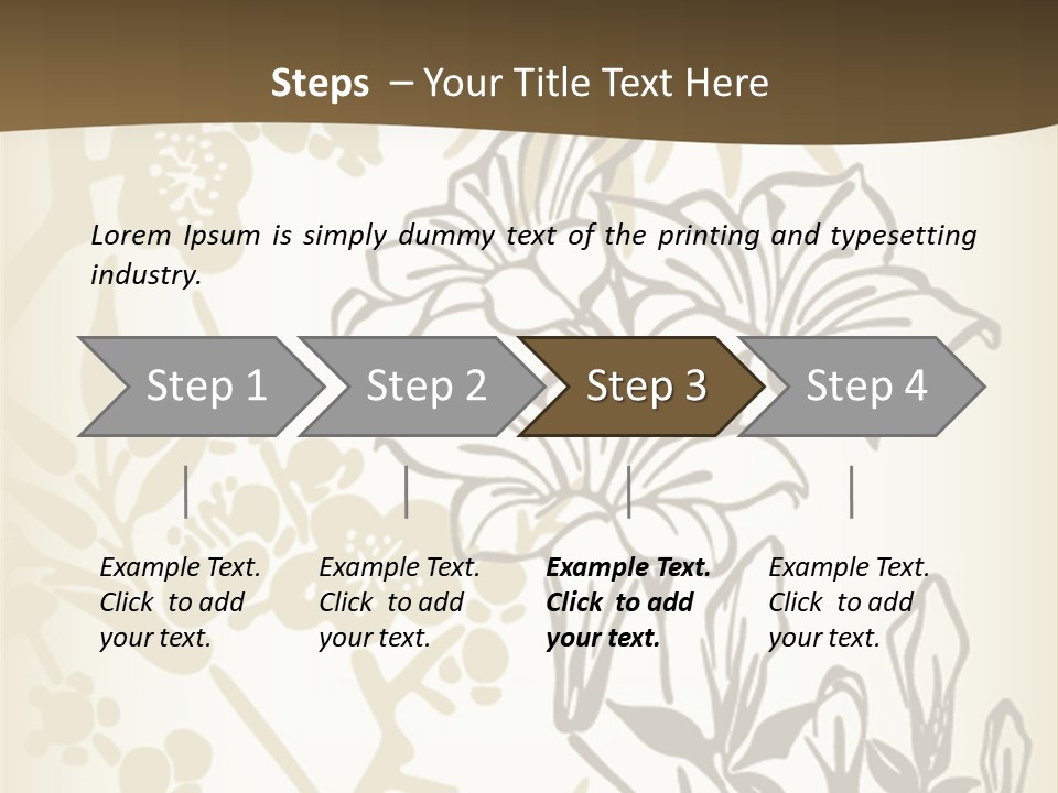 Floral Design Elegance PowerPoint Template