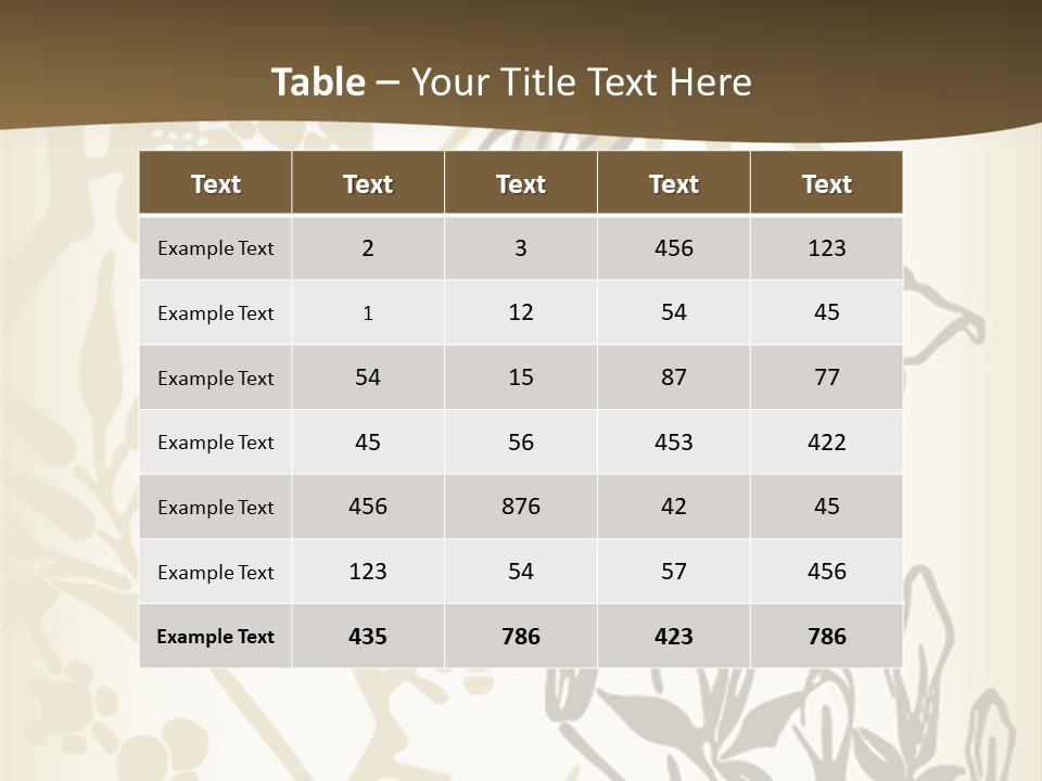 Floral Design Elegance PowerPoint Template